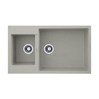 FABIANO Кухонная мойка Quadro 86x50x15 Beton (8221.301.0653)
